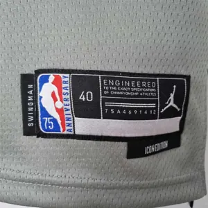 75th Anniversary Harden #13 Brooklyn Nets City Edition Gray NBA Jersey 4