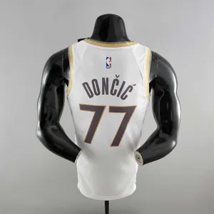 2020 Dallas Mavericks DONCIC#77 City Edition White NBA Jersey 5
