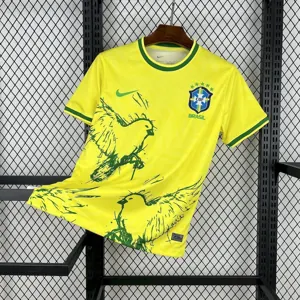 2025 Brazil Yellow Pigeon Special Edition Kit Football T-Shirt AAAAJersey Supply Yupoo