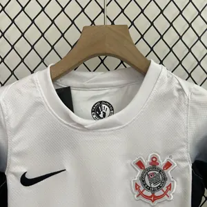 24-25 Corinthians Home Kid Kits Youth Apparels AAAAJersey Supplier Yupoo 1