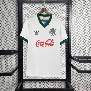 89-90 Palmeiras Away Retro Kit Vintage Shirt AAAAJersey Supplier Yupoo
