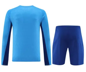 23-24 Real Madrid Goalkeeper Kits Long Sleeve Blue Suits Soccer Jerseys Yupoo 2