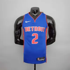 75th Anniversary Cunningham #2 Pistons Blue