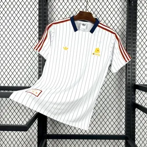 25-26 AS Roma Casual Retro Style Football White Shirt AAAAJersey Yupoo
