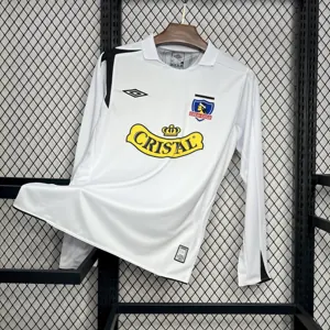 2006 Colo Colo Home Retro Kit Vintage Long Sleeve Shirt Football AAAAJersey Supply Yupoo