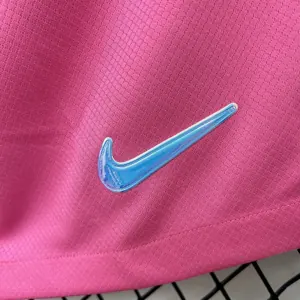 25-26 Barcelona Pink Shorts Soccer Trousers AAAAJersey Yupoo 1