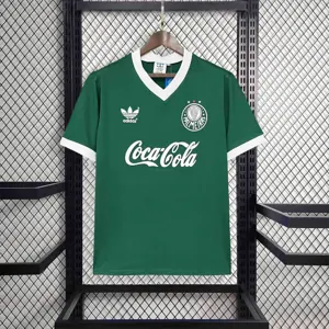 90-91 Palmeiras Home Retro Kit Vintage Shirt AAAAJersey Supplier Yupoo