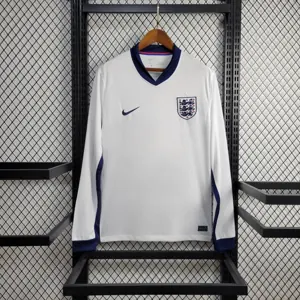 2024 England Home Kit Long sleeve Shirt Jerseys Supllier Yupoo