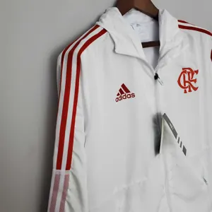 22-23 Flamengo white windbreaker 1