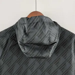 22-23 Flamengo Windbreaker Black Red Edge 3