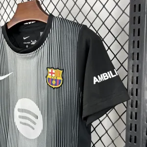 25-26 Kids Barcelona Goalkeeper Black Kit Youth Apparels Football AAAAJersey Dropship Yupoo 5