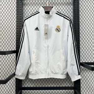 25-26 Real Madrid Double-Sided Windbreaker Jackets Kit Yupoo 2