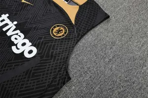 22-23 Chelsea vest training suit kit Black 19