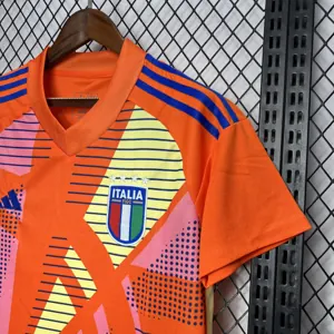 2024 Italy Euro Goalkeeper Kit Uniform Futbol T-Shirt AAAAJerseys Dropshipping Yupoo 1