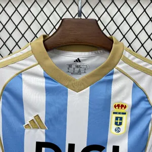 25-26 Real Oviedo Third Kids Kit Soccer T-Shirt AAAAJersey Supply Yupoo 6