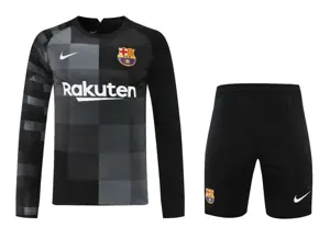 21-22 Barcelona black goalkeeper long sleeve 16