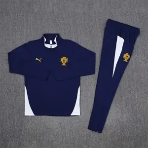 25-26 Portugal Blue Training Kit Soccer AAAAJersey Yupoo 2