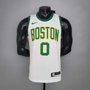 TATUM #0 Celtics White Platinum Limited