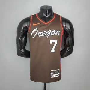 2021 ROY#7 Trail Blazers City Edition Brown