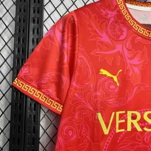 2022 Italy Versace Special Edition Red Kit Football Uniform AAAAJerseys Dropshipping Yupoo 4