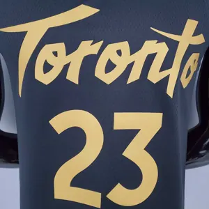 2021 VANVLEET#23 Raptors black gold 7