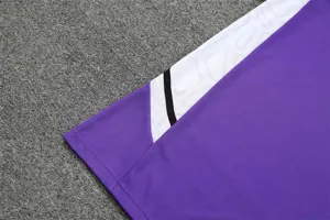22-23 Real Madrid Training Suit Short Sleeve Kit Purple 9