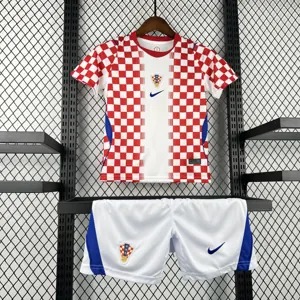 2026 World Cup Croatia Home Kids Kit Football Youth Apparels AAAAJersey Supply Yupoo 7 2