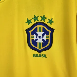 1998 Retro Long Sleeve Brazil Home S-XXL 5