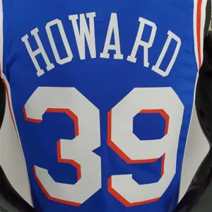 75th Anniversary Philadelphia 76ers HOWARD#39 Blue NBA Jersey 3