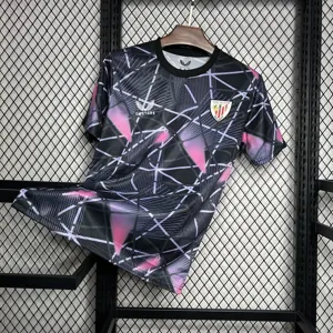 24-25 Athletic Bilbao Pre-Match Kit Soccer Uniforms Soccer AAAAJersey Yupoo 1