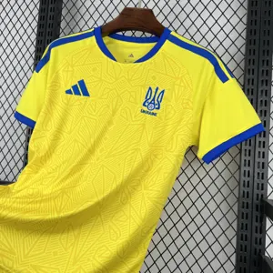 2026 Ukraine World Cup Home Kit Football T-Shirt AAAAJerseys Supply Yupoo 3