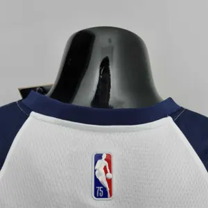 75th Anniversary Minnesota Timberwolves Wiggins #22 Royal White NBA Jersey 3