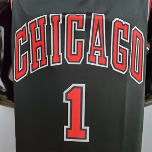 ROSE #1 Chicago Bulls black 6