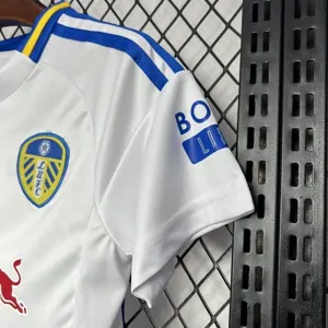 24-25 Leeds United Home Kid Kits Youth Apparels Sport AAAAJersey Yupoo 8