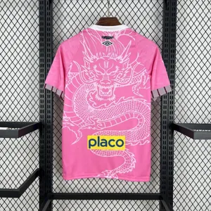 25-26 Santos Pink Dragon Pattern Kit Special Edition Soccer AAAAJersey Yupoo S-2XL 4