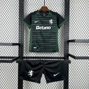 25-26 Kids Sporting Lisbon Goalkeeper Kit Youth Apparels Football AAAAJersey Dropship Yupoo