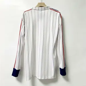 80-82 France Away Retro Kit Long Sleeve Shirt Jersey Supplier Yupoo 2