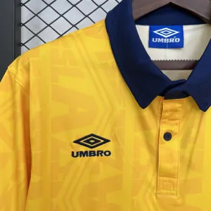 91-92 Lazio Away Yellow Retro Kit Vintage Shirt AAAAJersey Dropship Yupoo 4