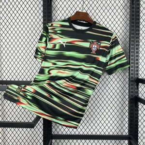 2025 Portugal Pre-Match Green Shirt Football Uniforms AAAAJersey Supplier Yupoo