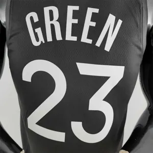 2020 GREEN #23 Warriors City Edition Black and Grey NBA Jersey 3