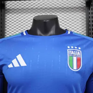 2024 Italy Home Long Sleeve Kit Player Version Shirt Sport AAAAJersey Yupoo 4