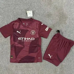 24-25 Manchester City Third Kid Kits Youth Apparels Sport AAAAJersey Yupoo 4