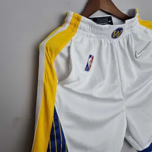 75th Anniversary Golden State Warriors Shorts White NBA Jersey 6