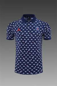 Polo Jordan PSG sapphire blue and white print 11