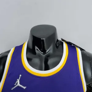 75th Anniversary BRYANT#8 Los Angeles Lakers Jordan Purple NBA Jersey 2