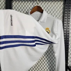 16-17 Retro Real Madrid home Long Sleeve Size S-XXL Soccer Jersey 4