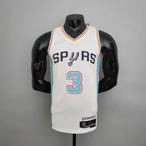 2022 season Johnson #3 Spurs City Edition white