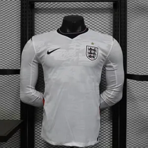2026 World Cup England Home Kit Player Version Long Sleeve Football Shirt AAAAJersey Dropship Y