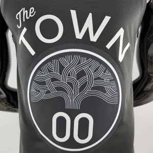 2020 KUMINGA#00 Warriors City Edition Black and Grey NBA Jersey 2