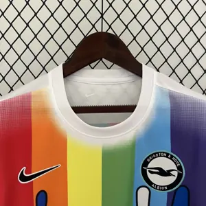 24-25 Brighton & Hove Albion Rainbow Laces Pre-Match Shirt AAAAJersey Supplier Yupoo 1